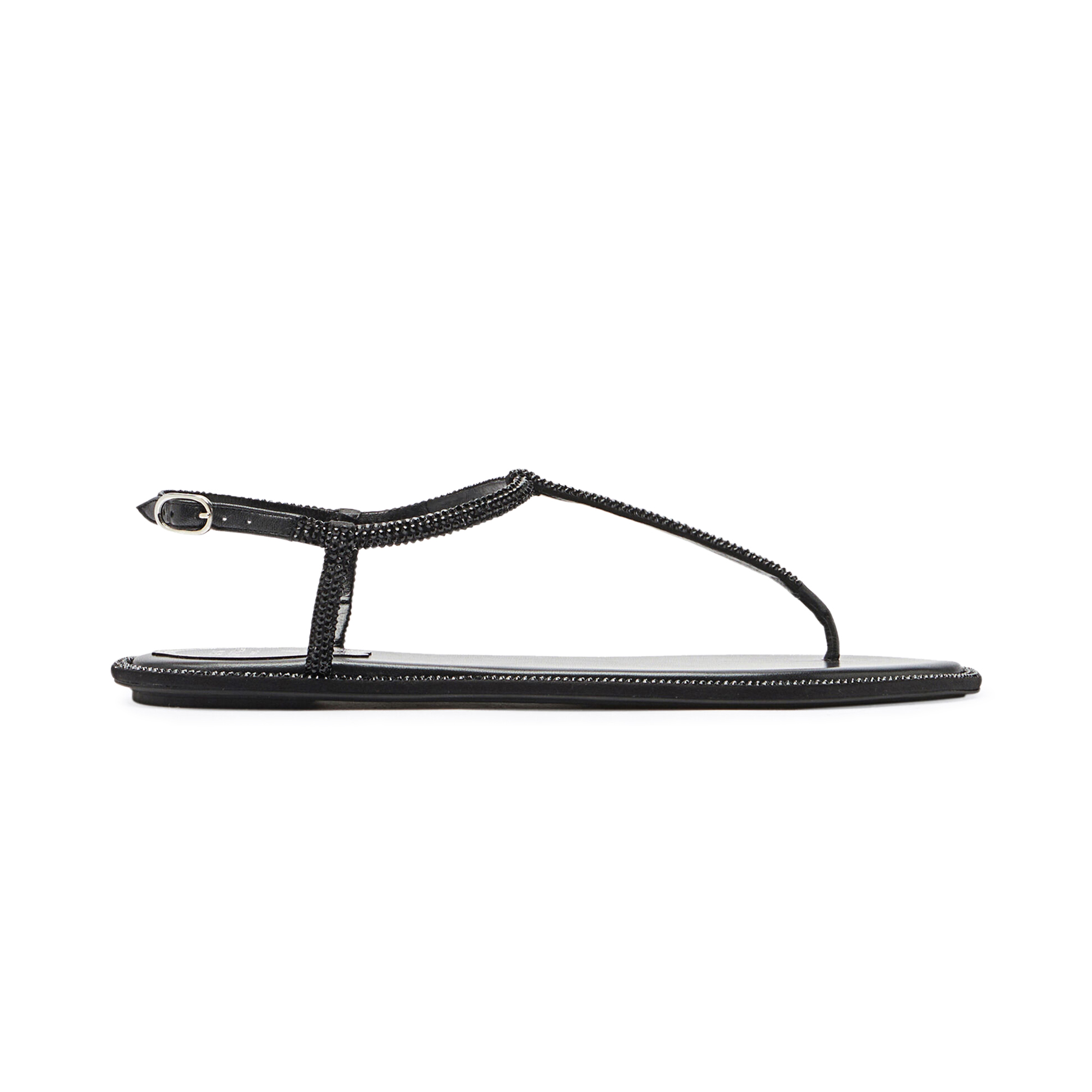 Diana Crystal Flat Sandal