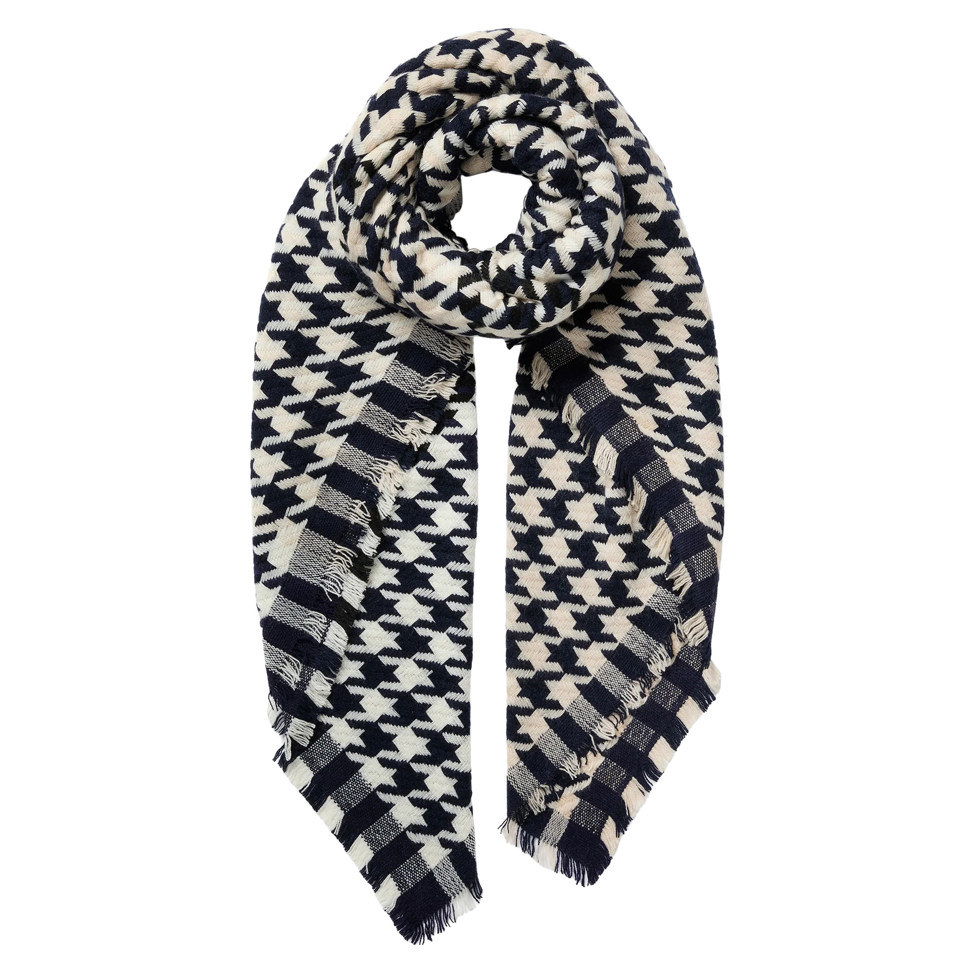 Houndstooth Square Scarf
