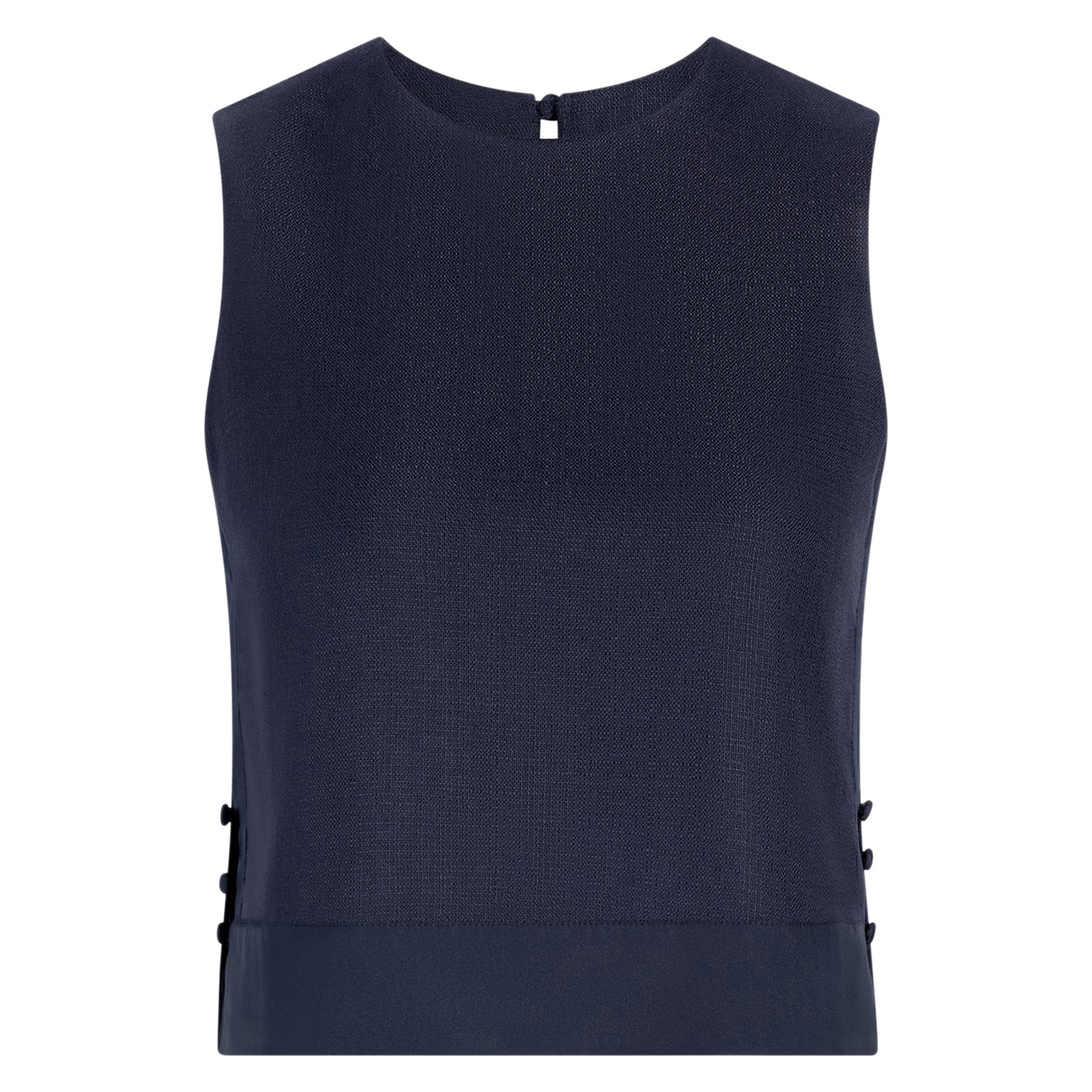 Kai Sleeveless Top In Stretch Canvas