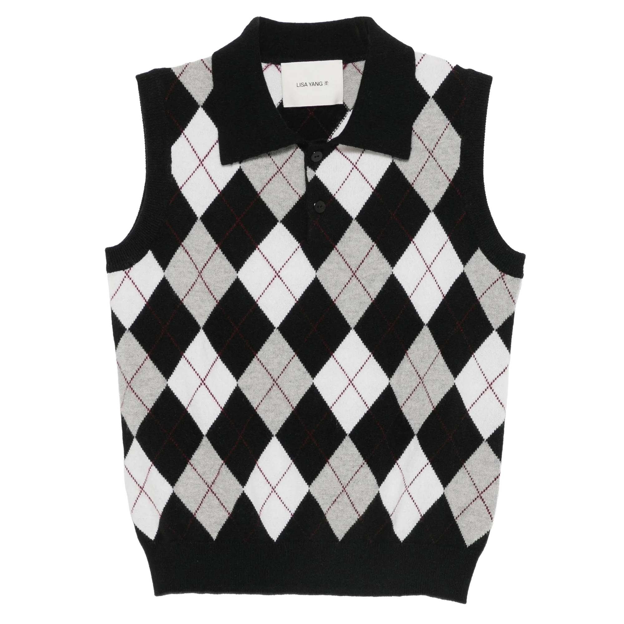 Anwen Argyle Vest