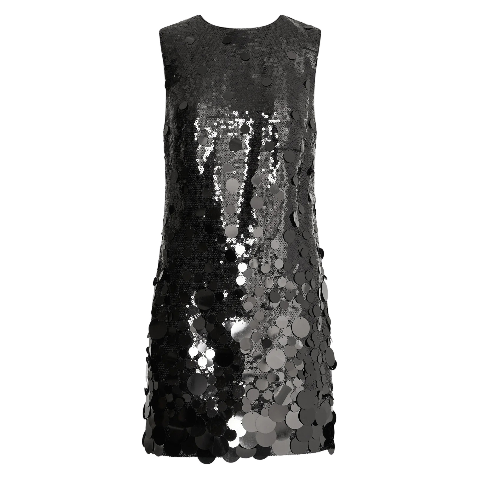 Ivette Sleeveless Cascading Pailette Mini Dress