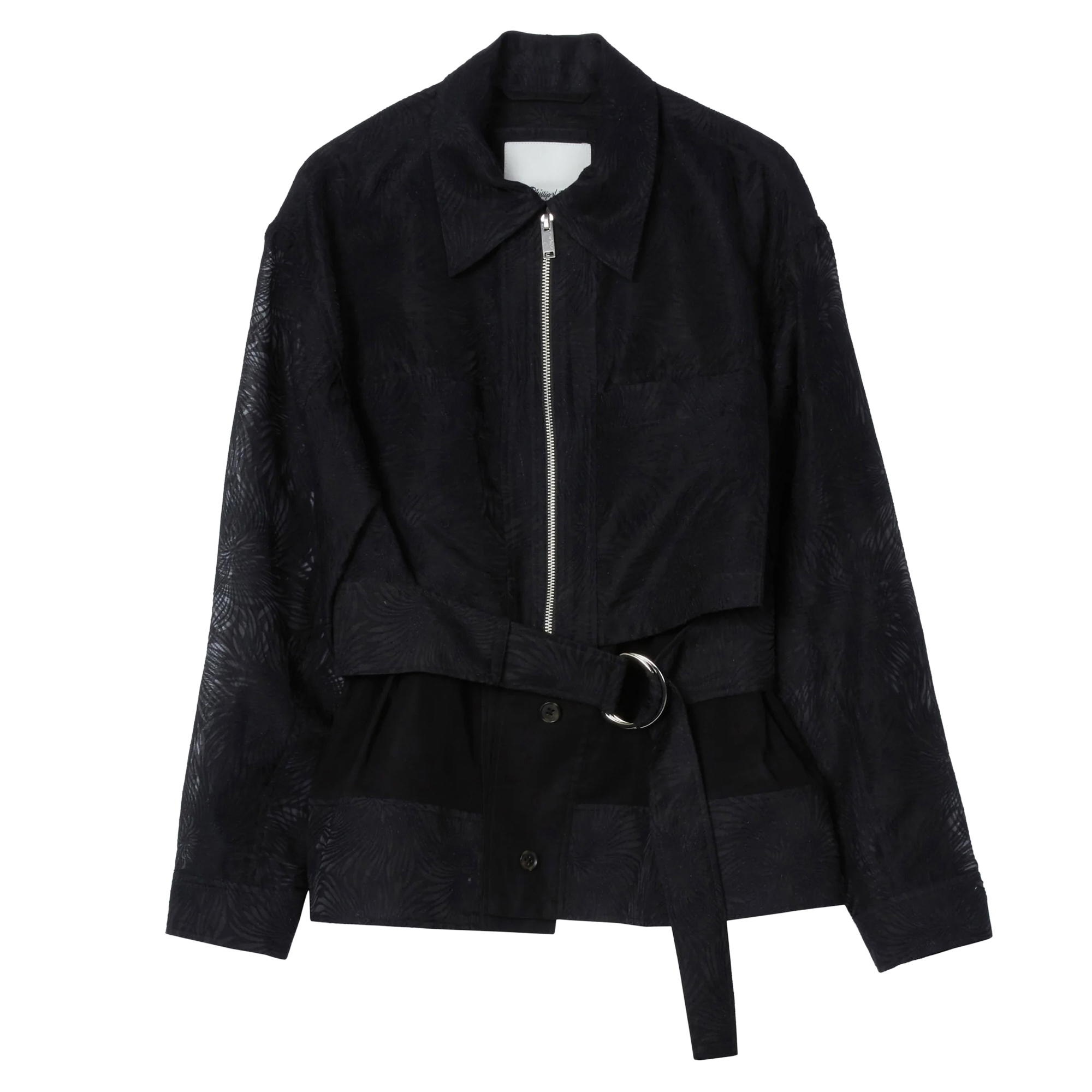 Floral Organza Doubler Layer Jacket