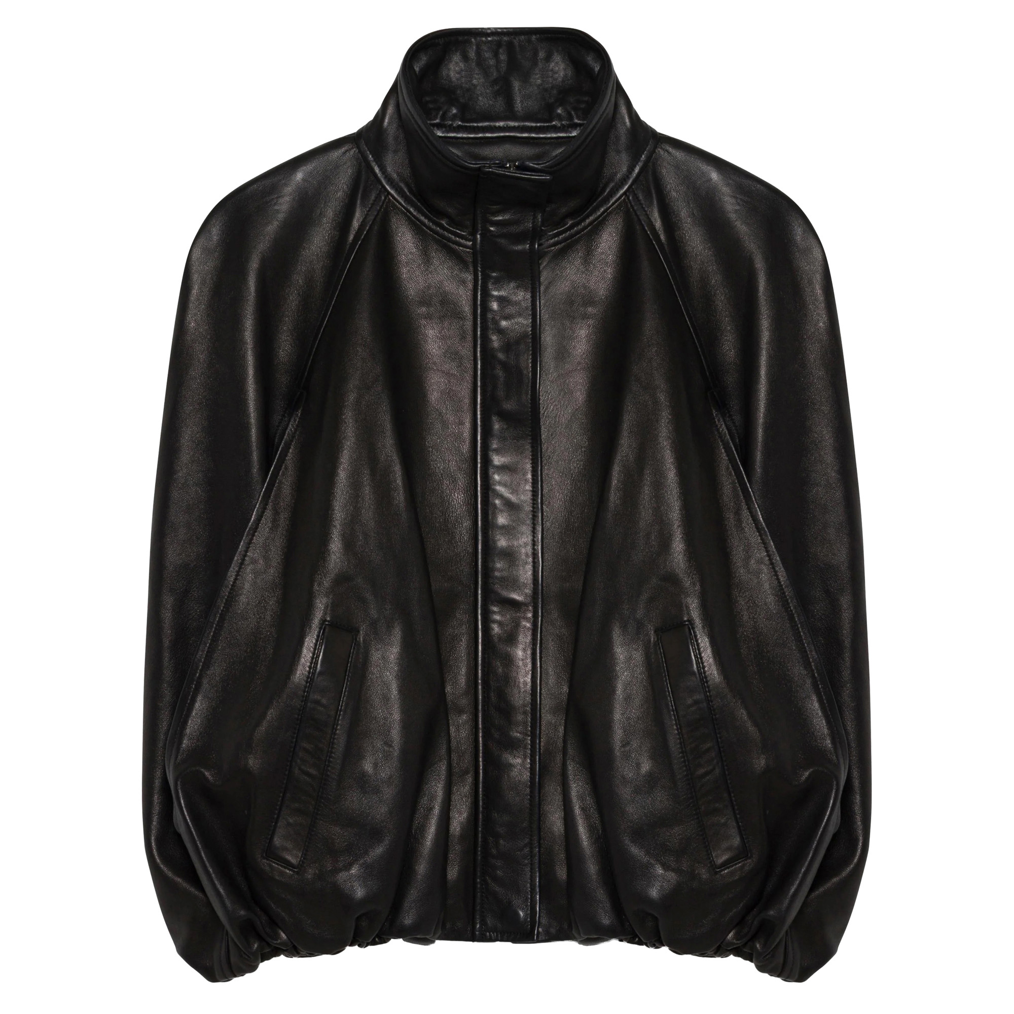 Jada Leather Cape Jacket