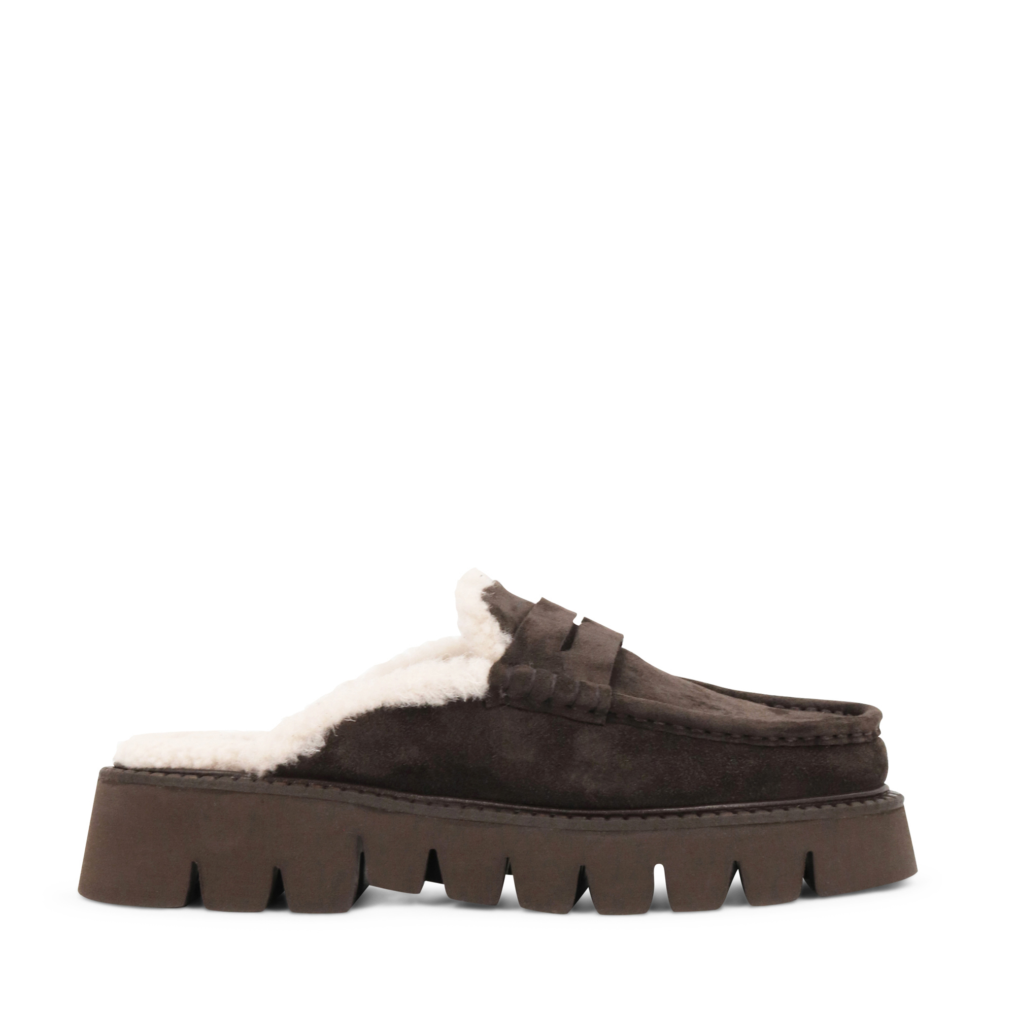 Savy Shearling Slide