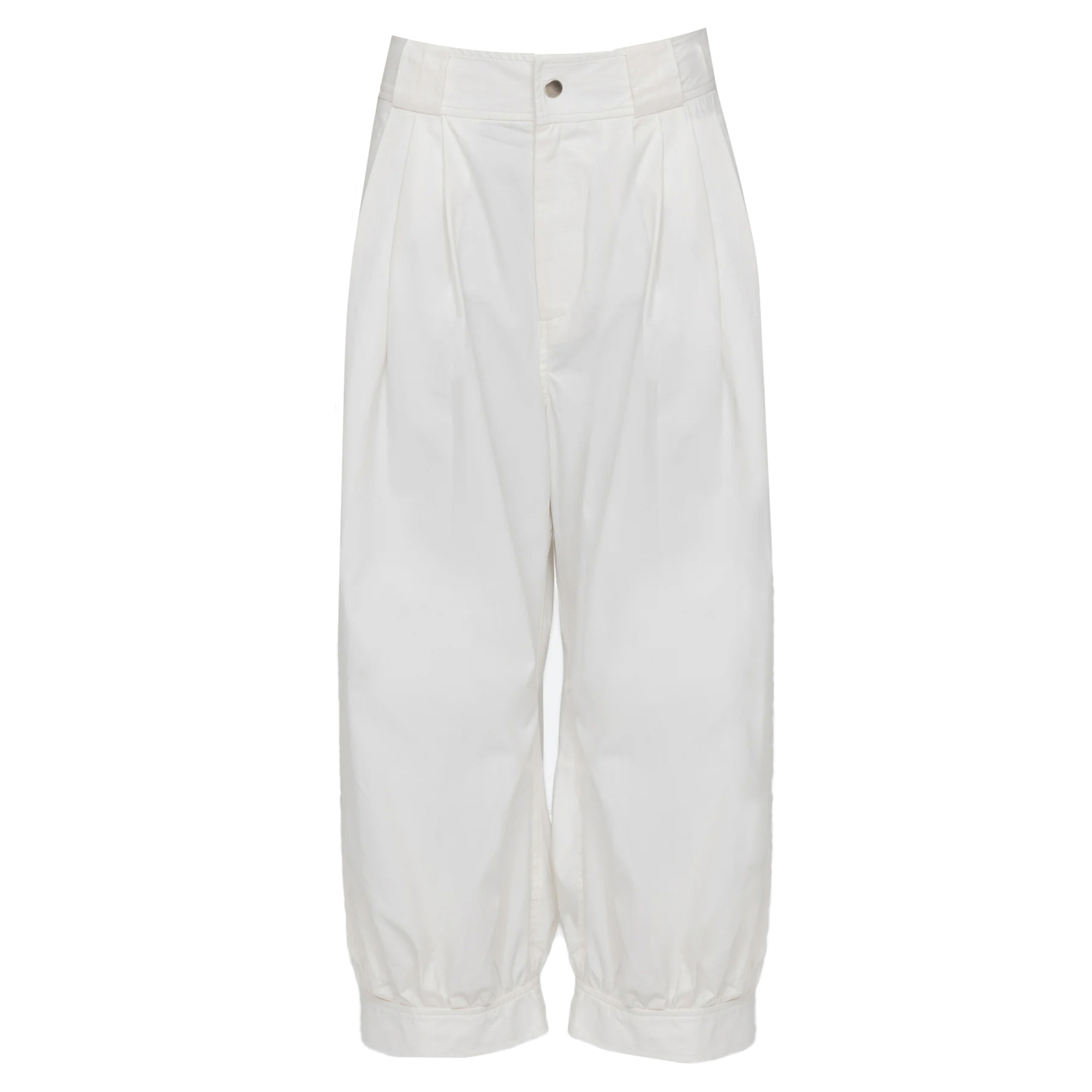 Lois Cropped Twill Balloon Pants