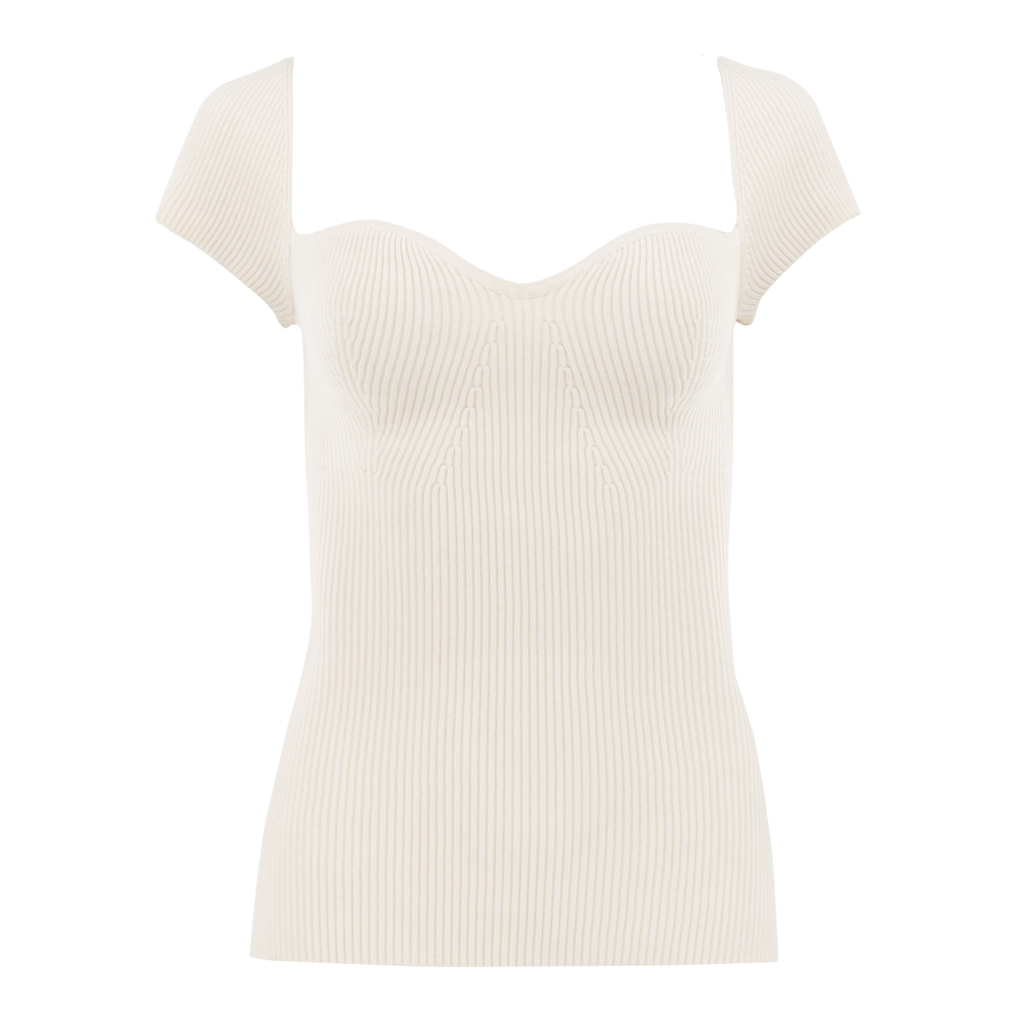 Heart Short Sleeve Knit Top