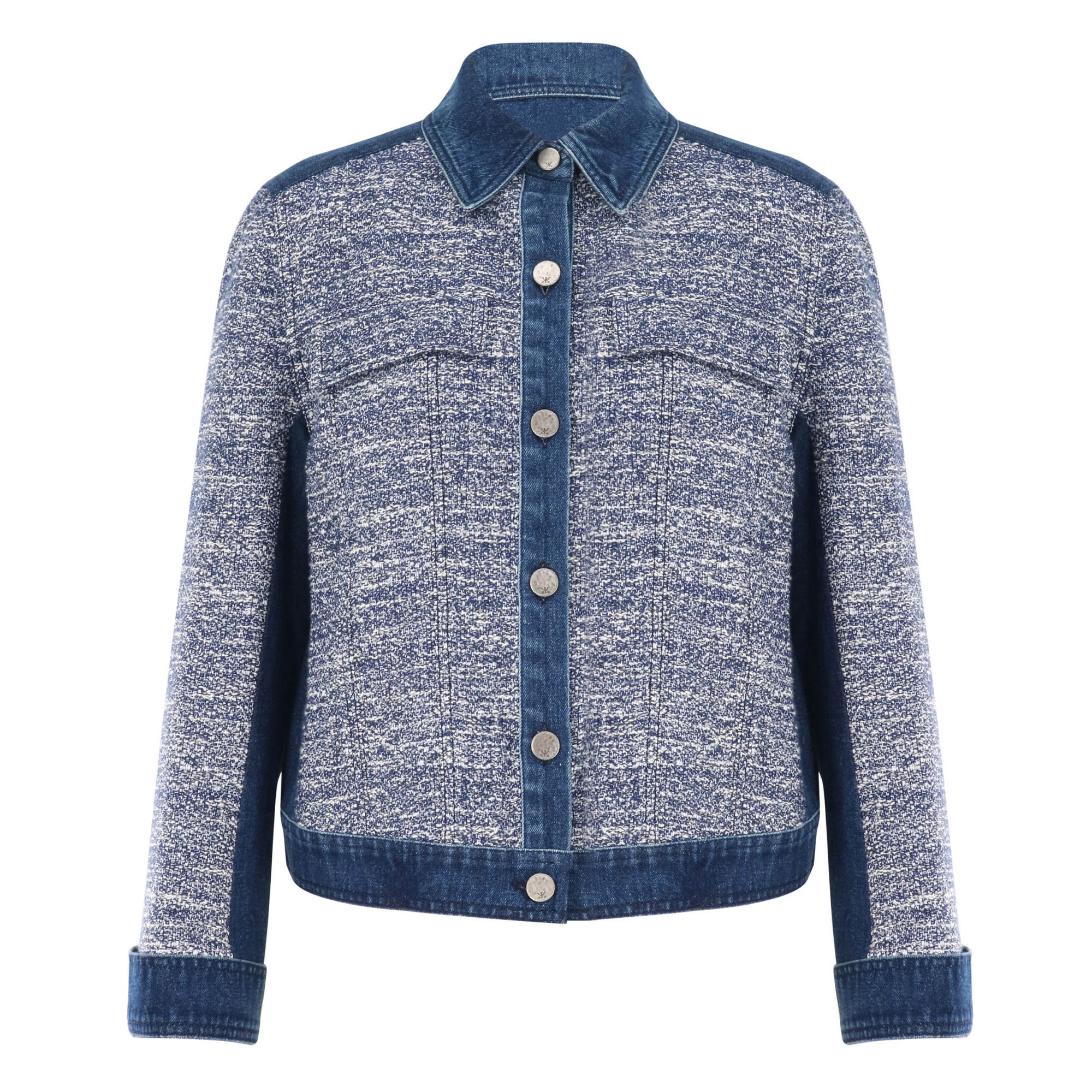 Gracie Textured Denim Jacket