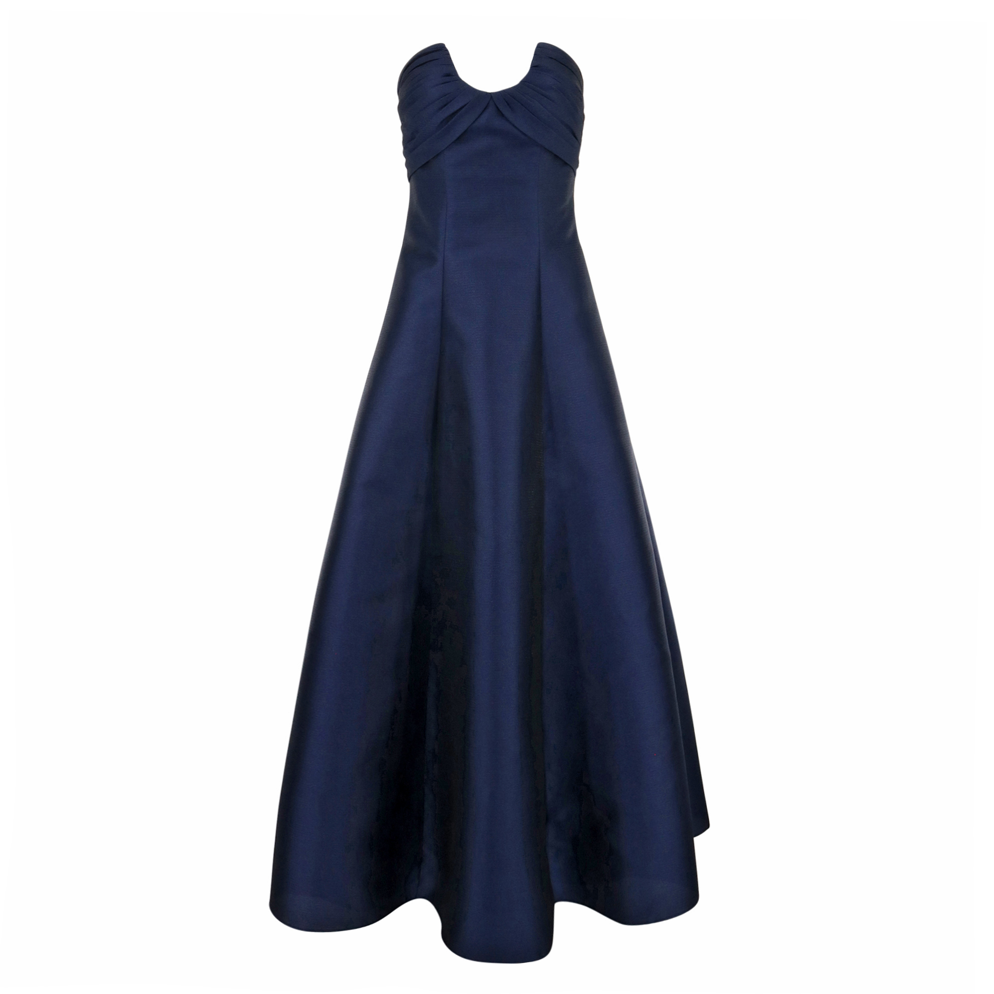 Strapless A-Line Ball Gown With Pockets