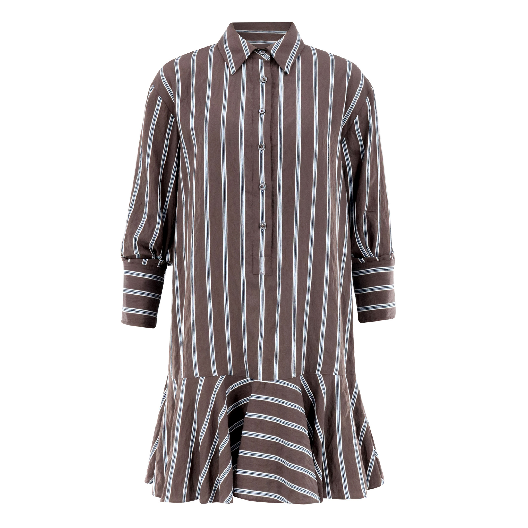 Azriel Long Sleeve Mini Shirtdress