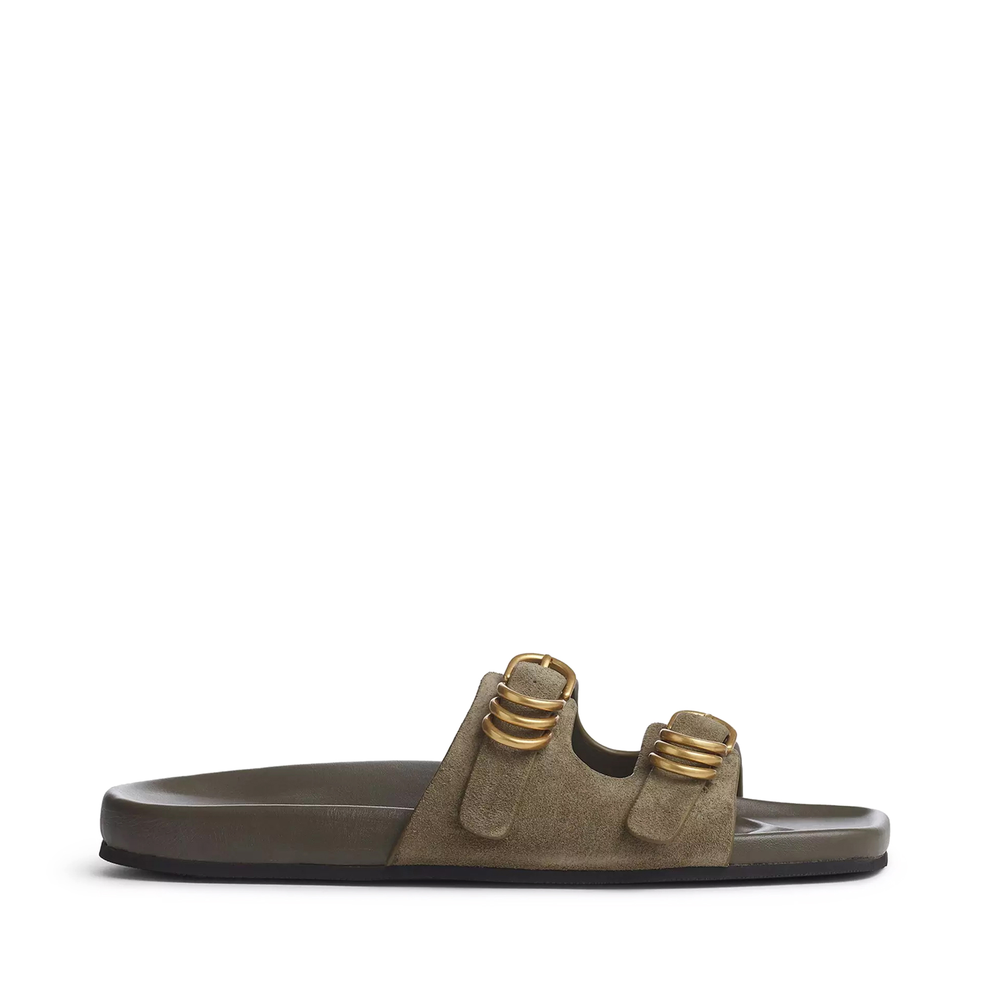 Rue Suede Slides