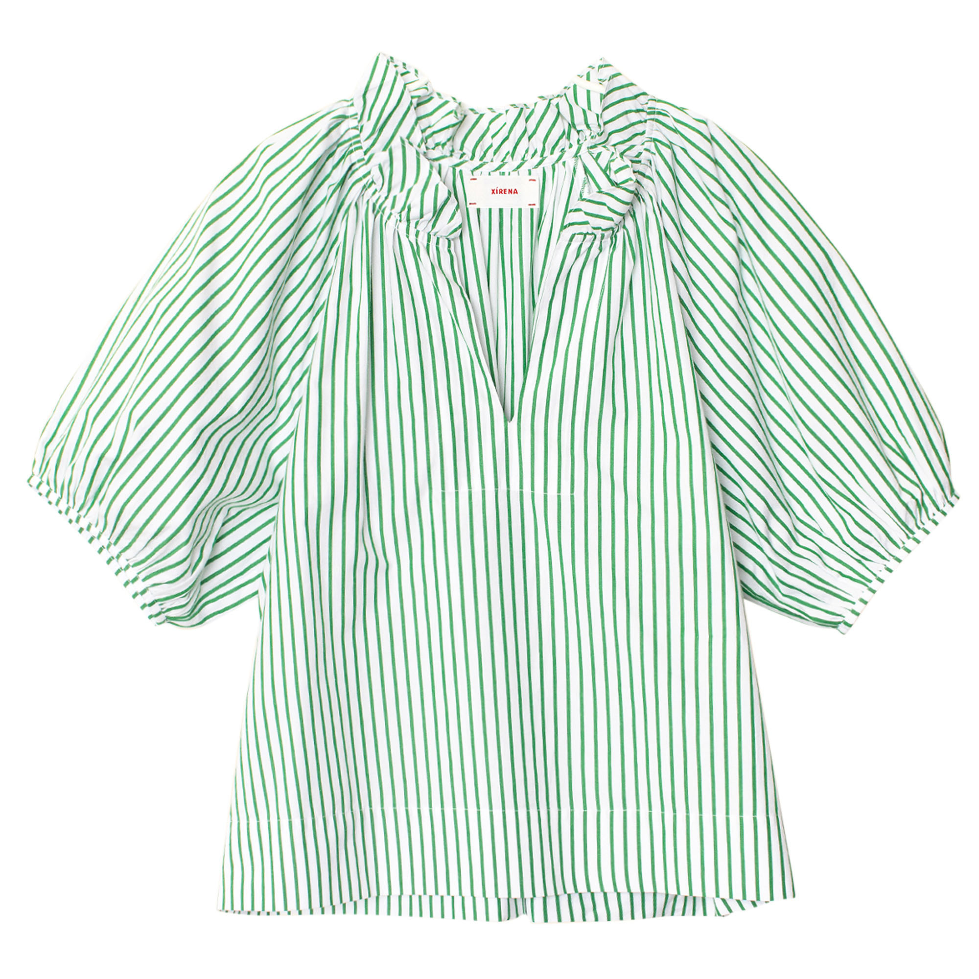 Clementine Striped Puff Sleeve Top