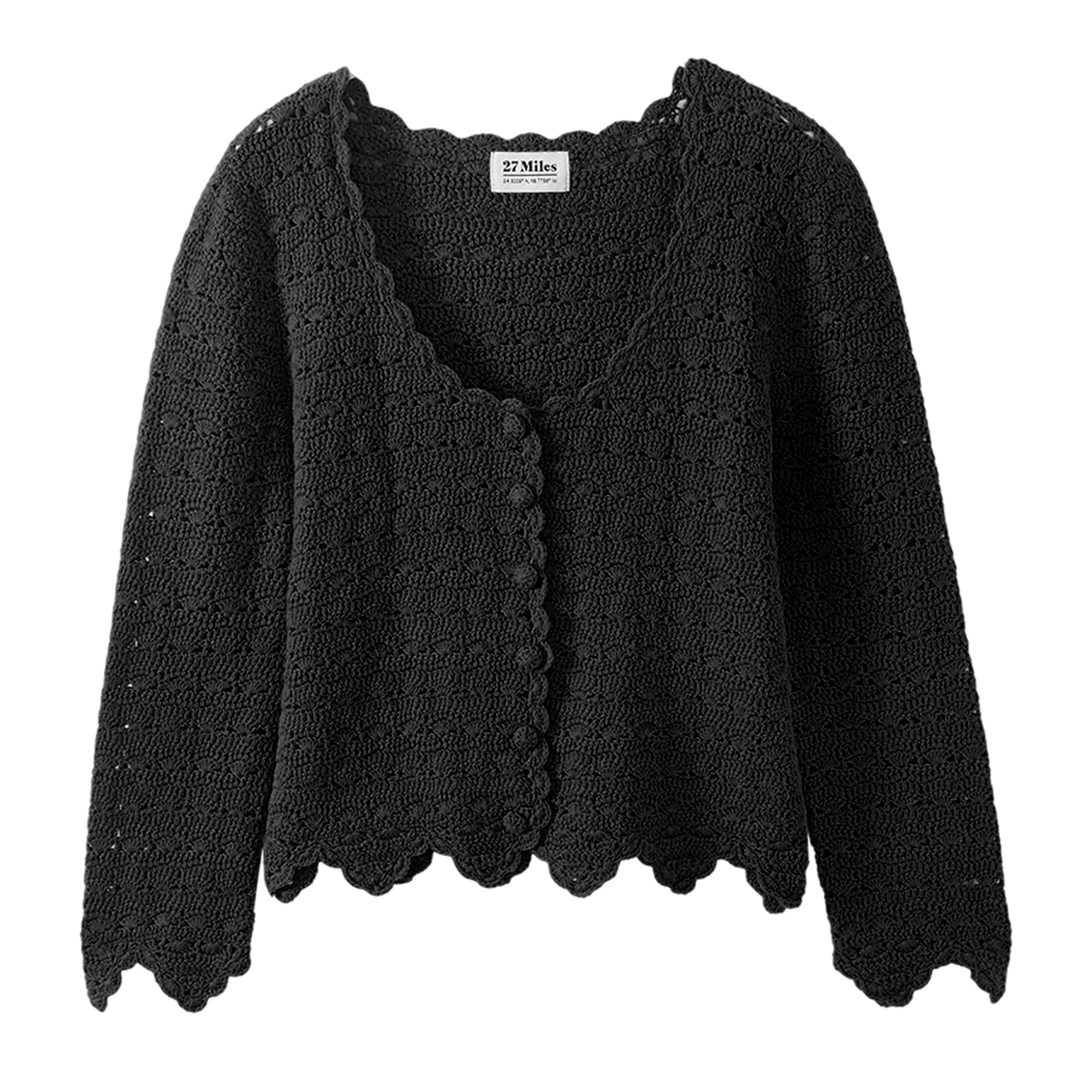 Rey Hand Crochet Cardigan