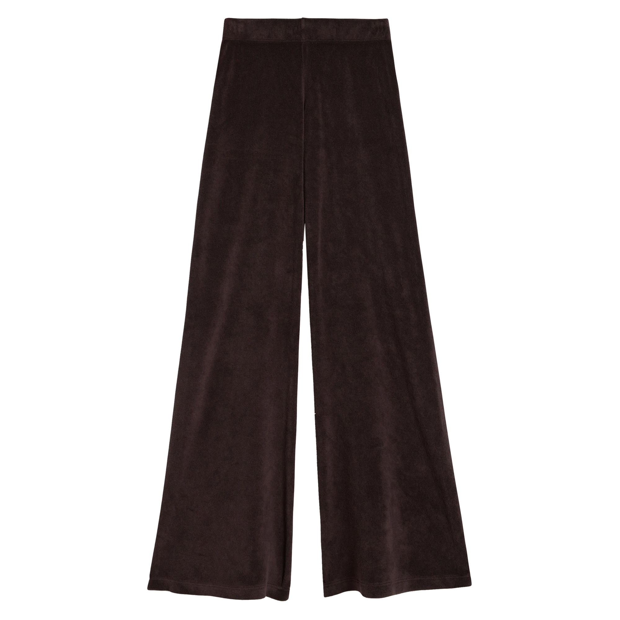 Lito Low-Rise Terrycloth Flare Pants
