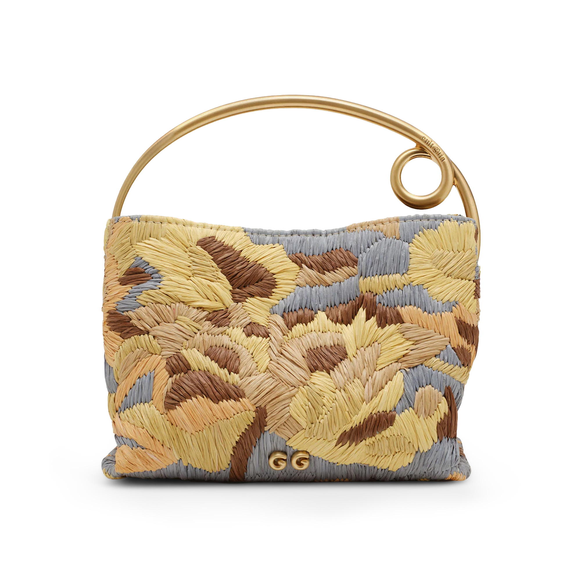 Lalli Floral Crochet Top Handle Mini Bag