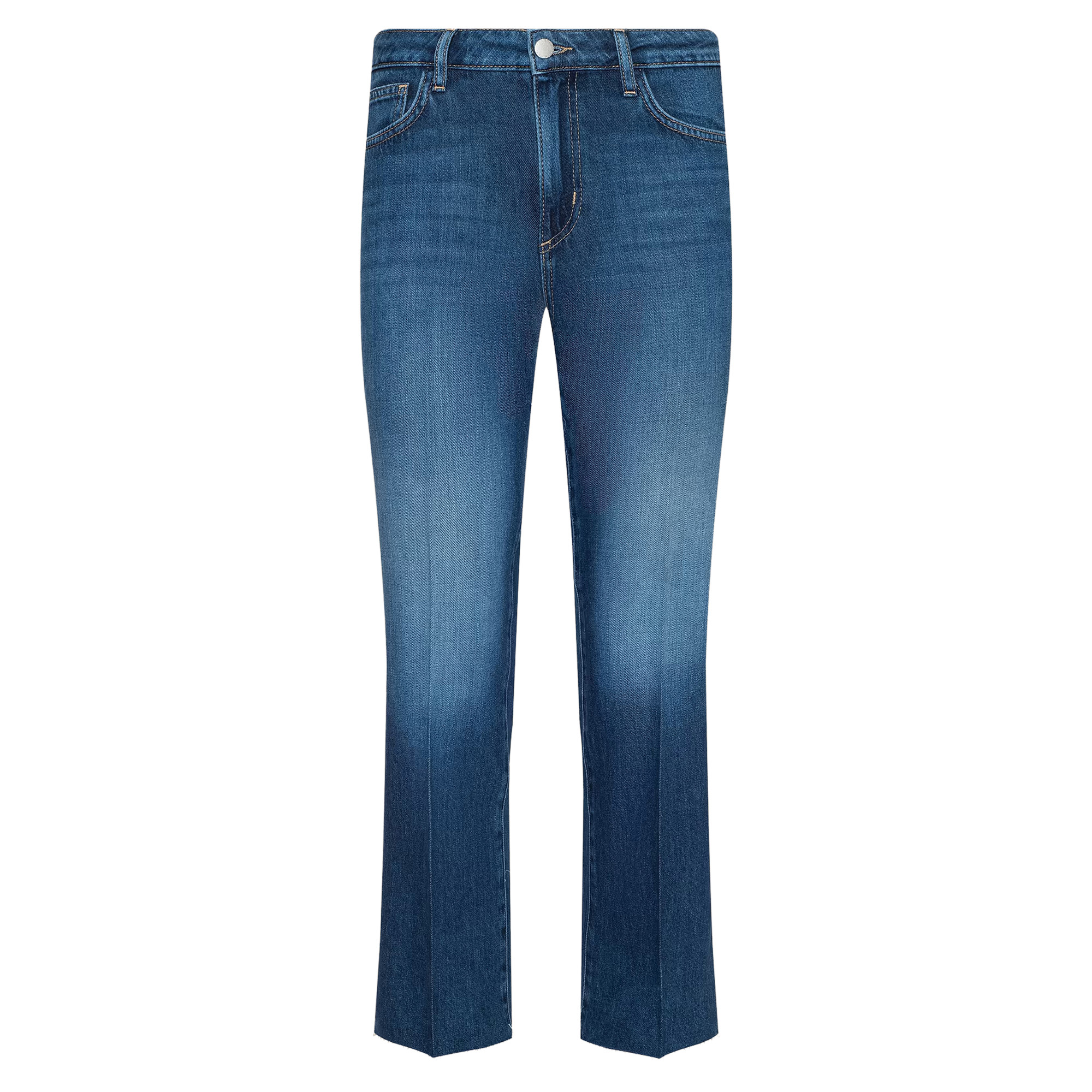 Wanda High-Rise Cropped Wide Leg Jean