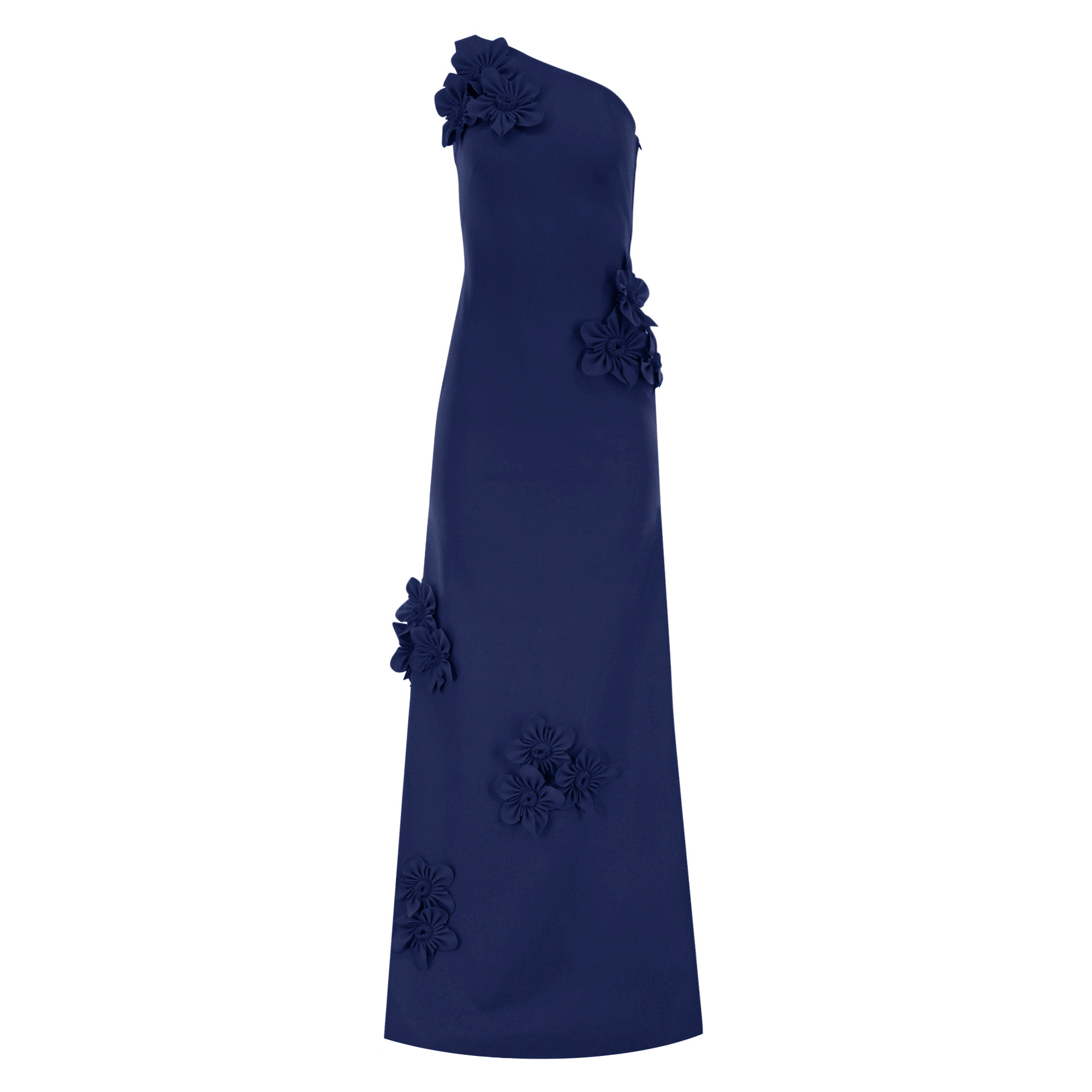 Everard Flora One-Shoulder Gown