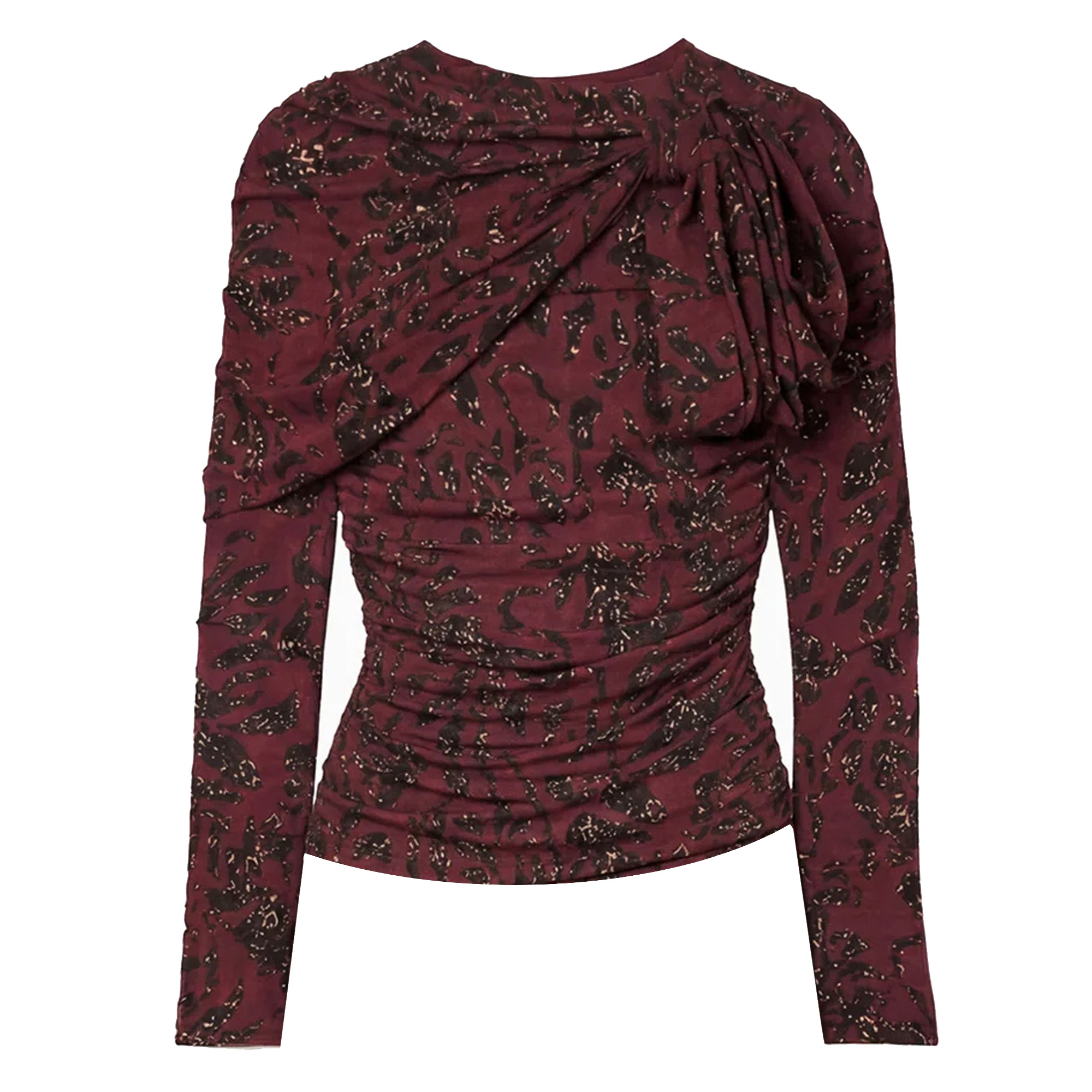 Neema Draped Jersey Top