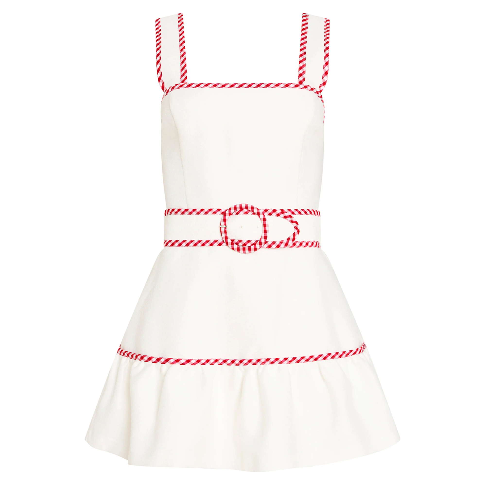 Kassy Sleeveless Belted Skort Romper