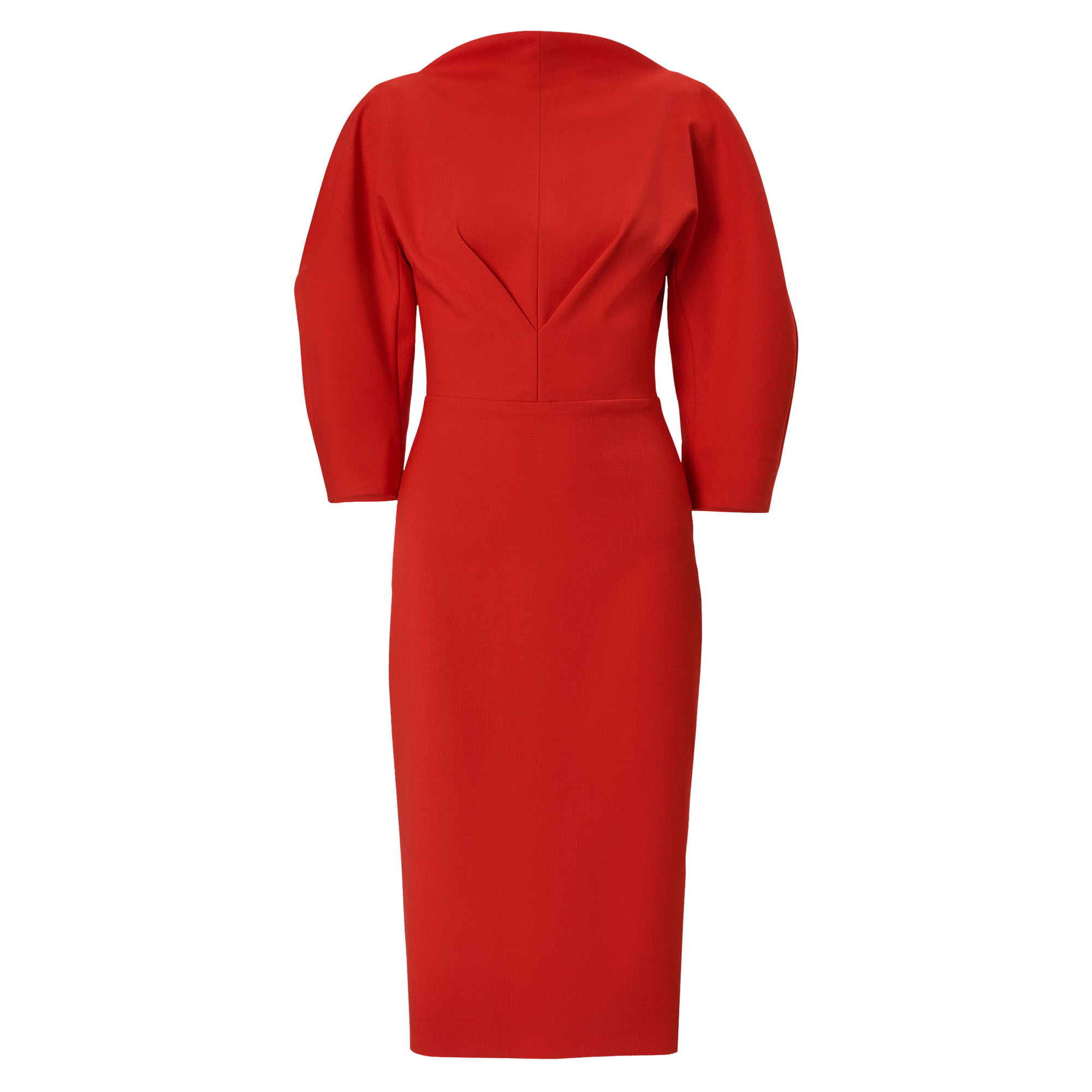 Draped Neckline Sheath Dress