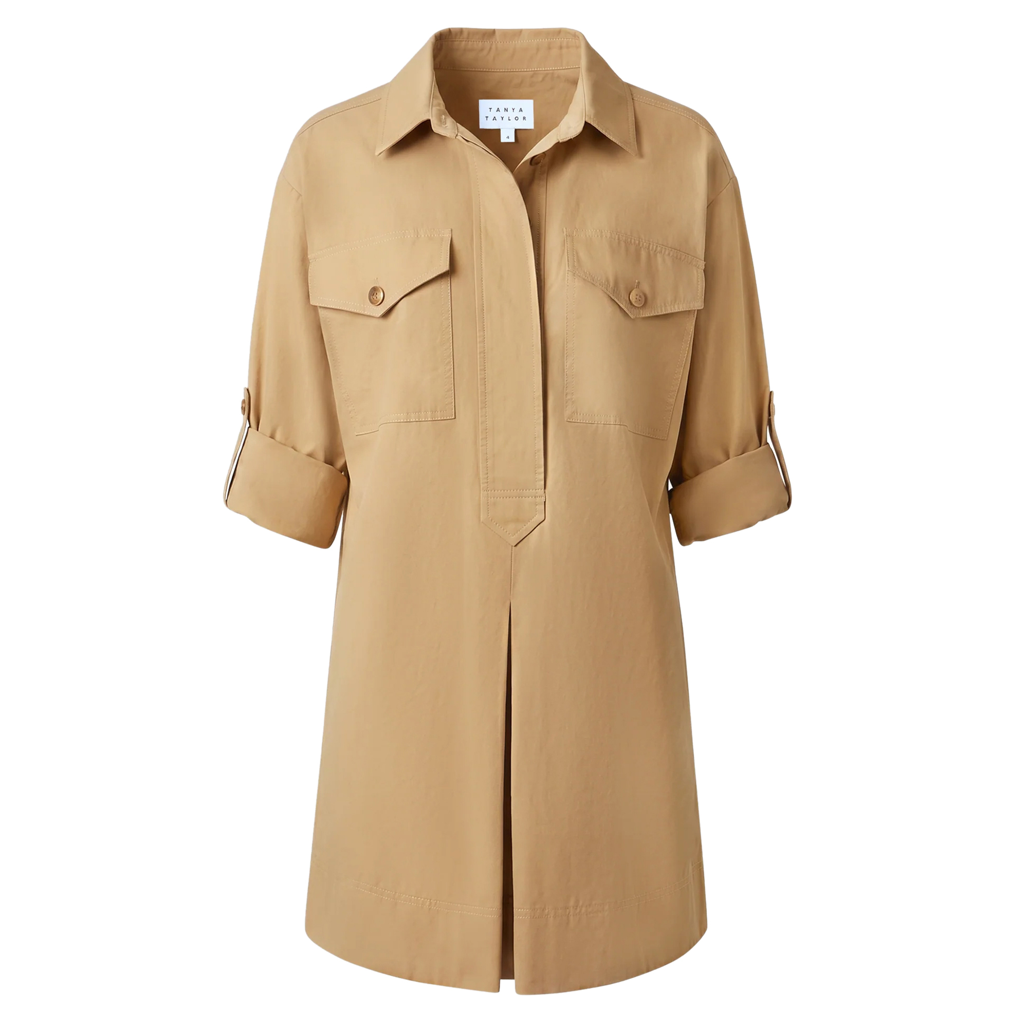 Lennon 3/4 Cuffed Sleeve Mini Dress