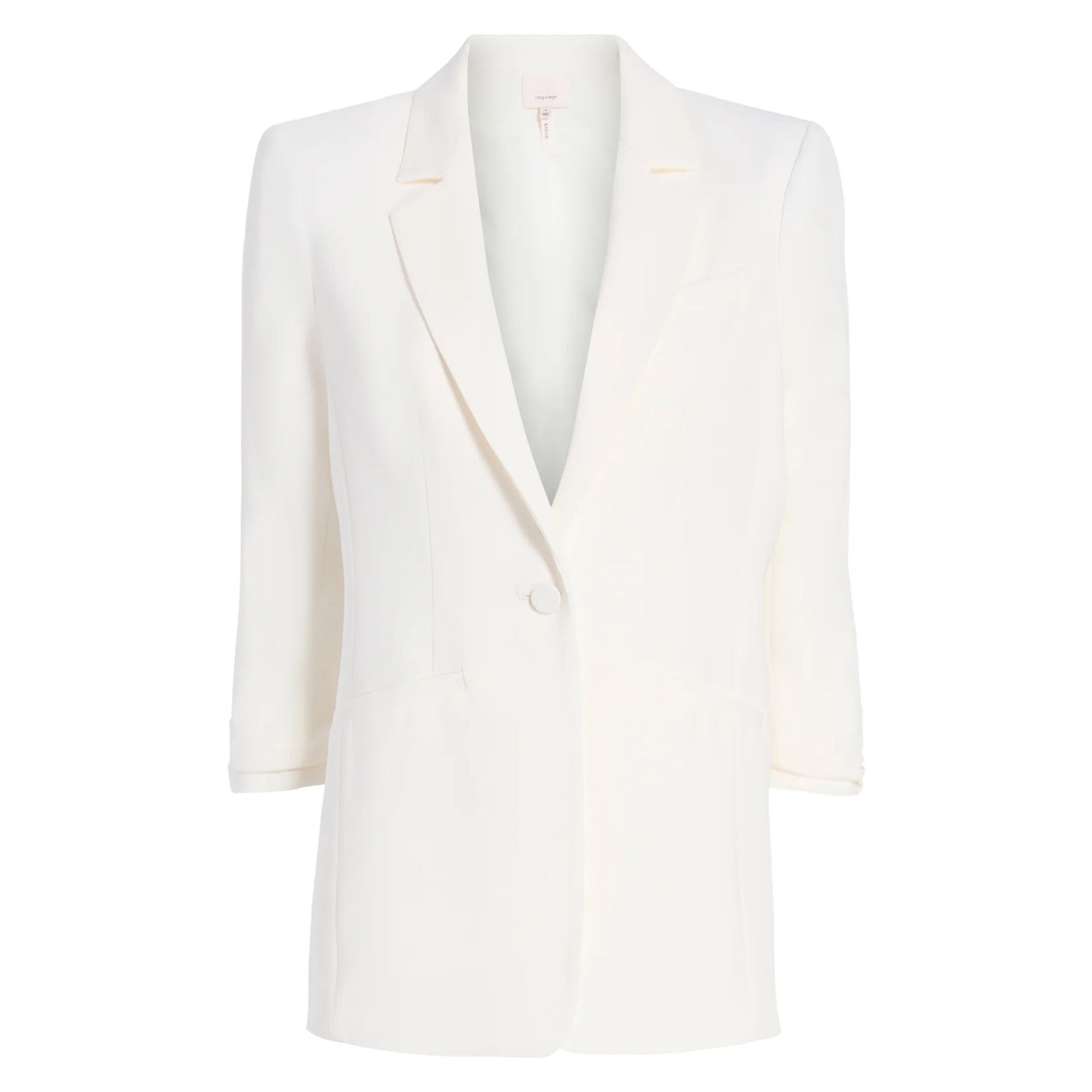 Crepe Khloe Ruched Blazer