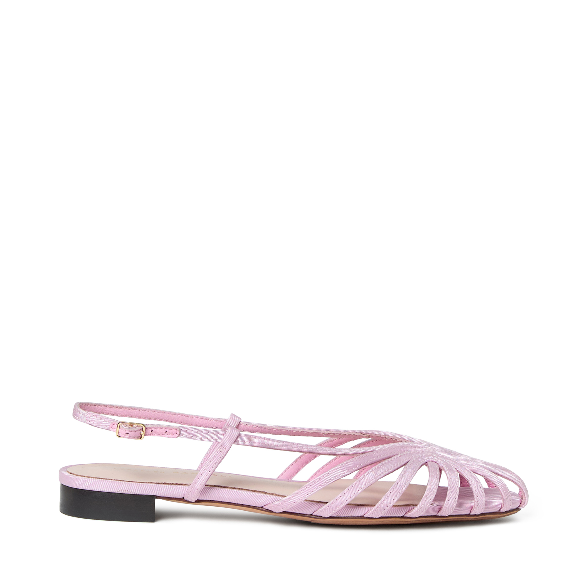 Lattice Slingback Flat Sandal