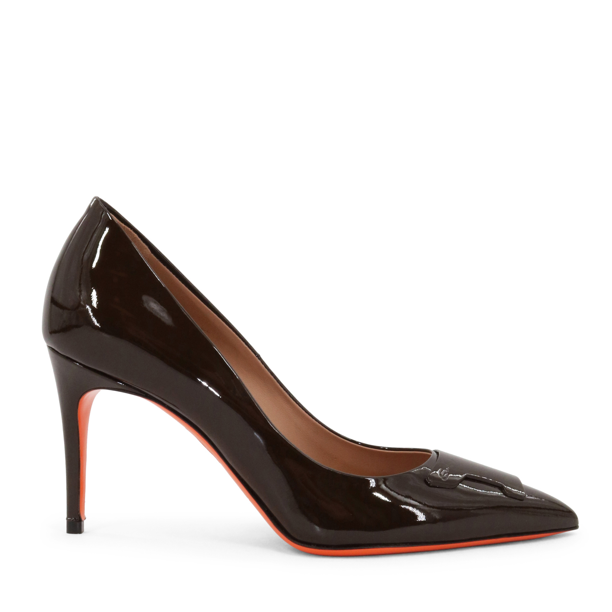 Sibi 85mm Patent Leather Pointed Toe Pump