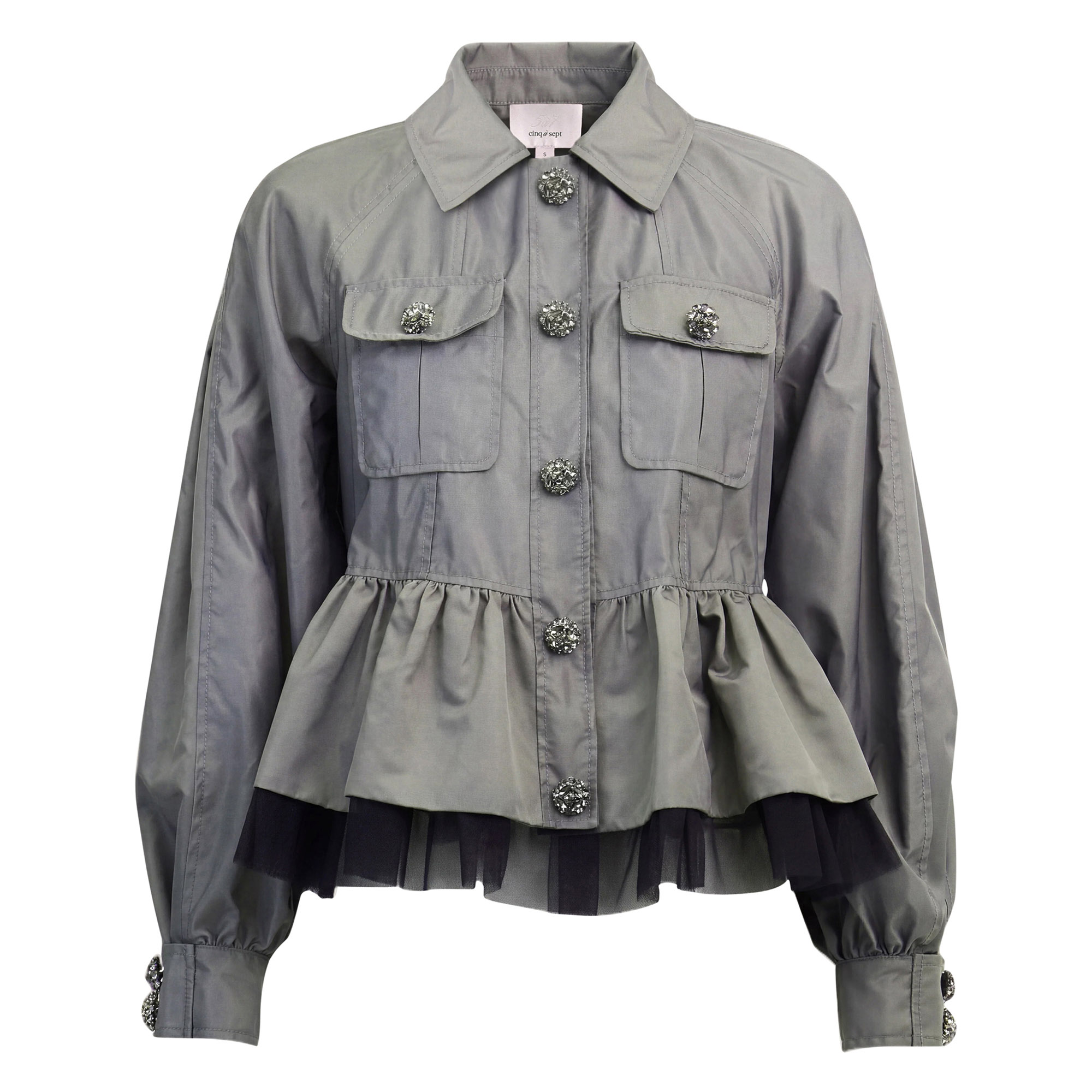 Margot Ruffle Hem Jacket