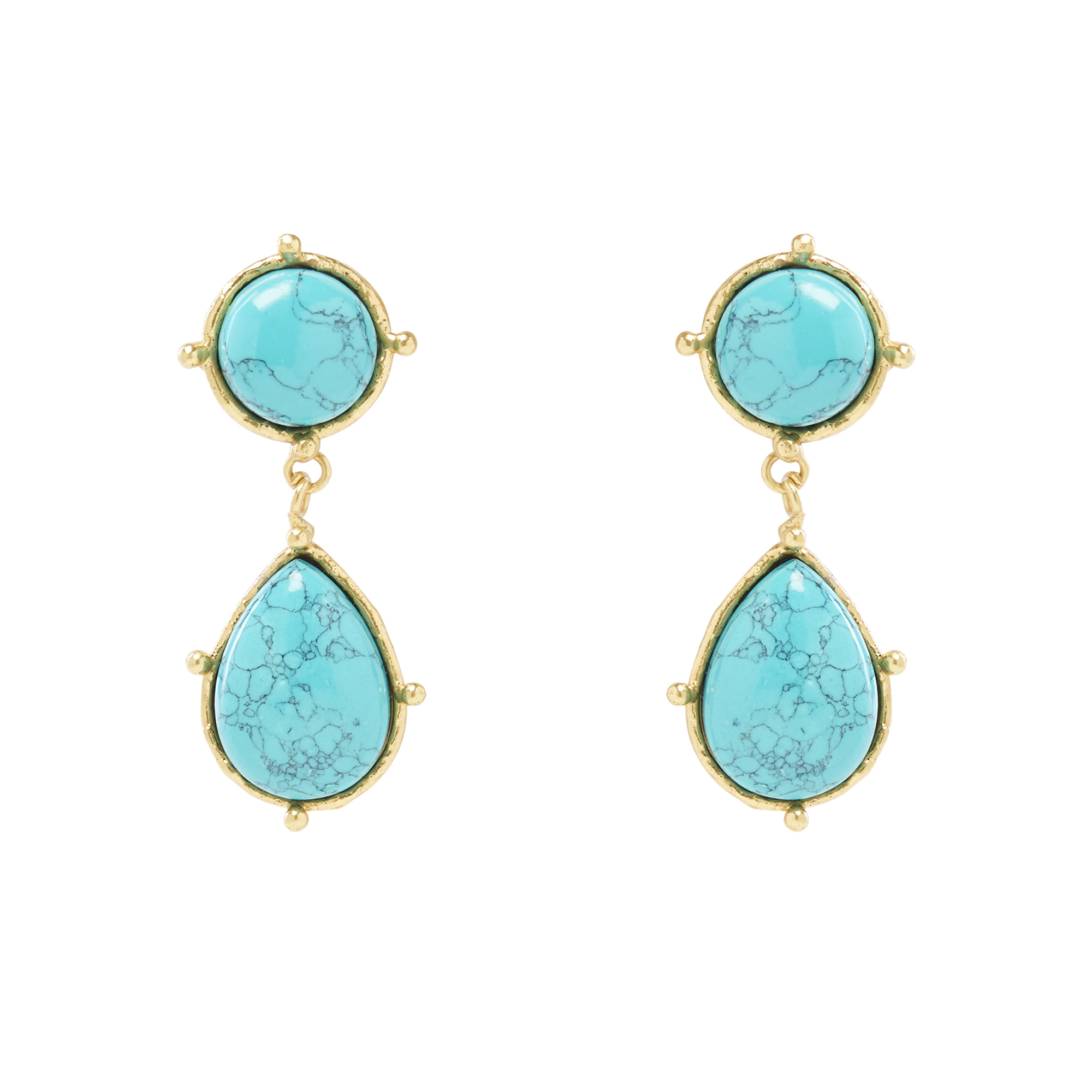 Two Pierres Dot Earrings