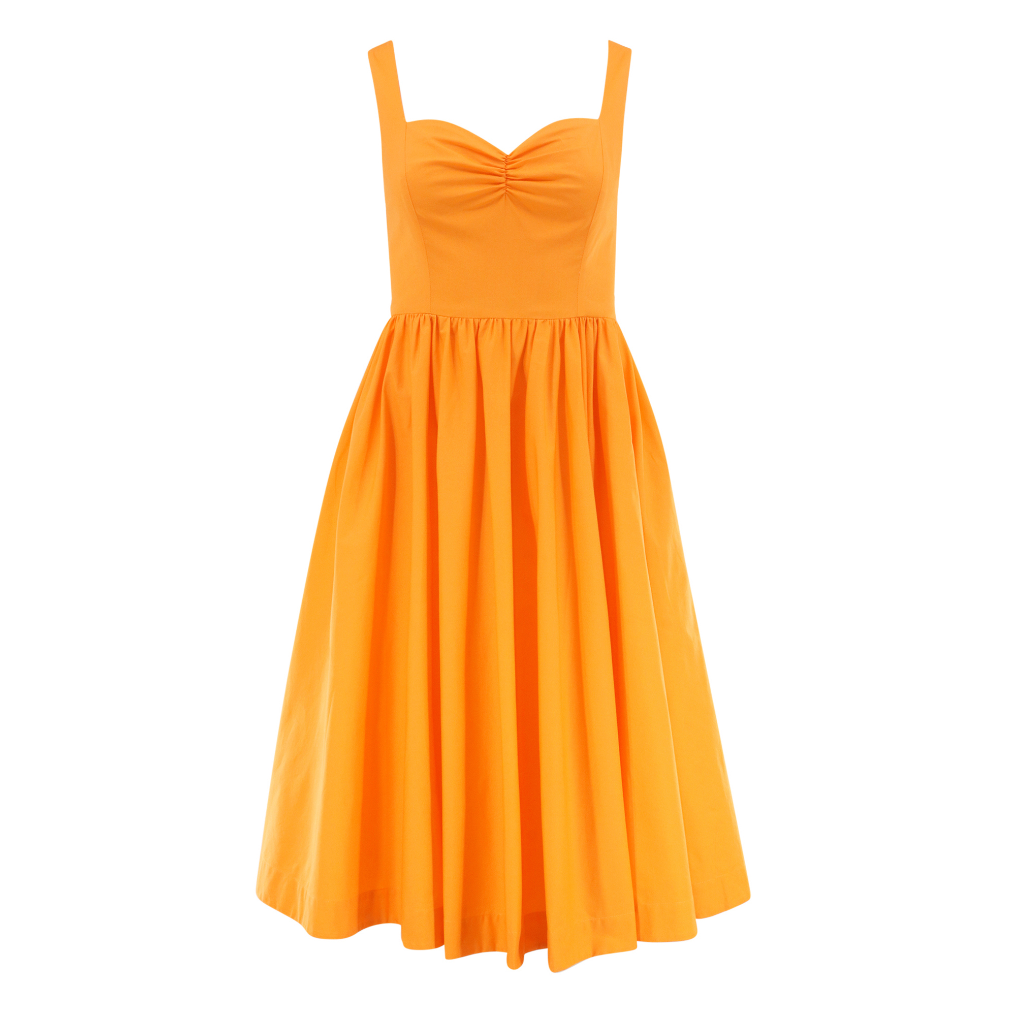 Mirabello Sweetheart Neck Midi Dress