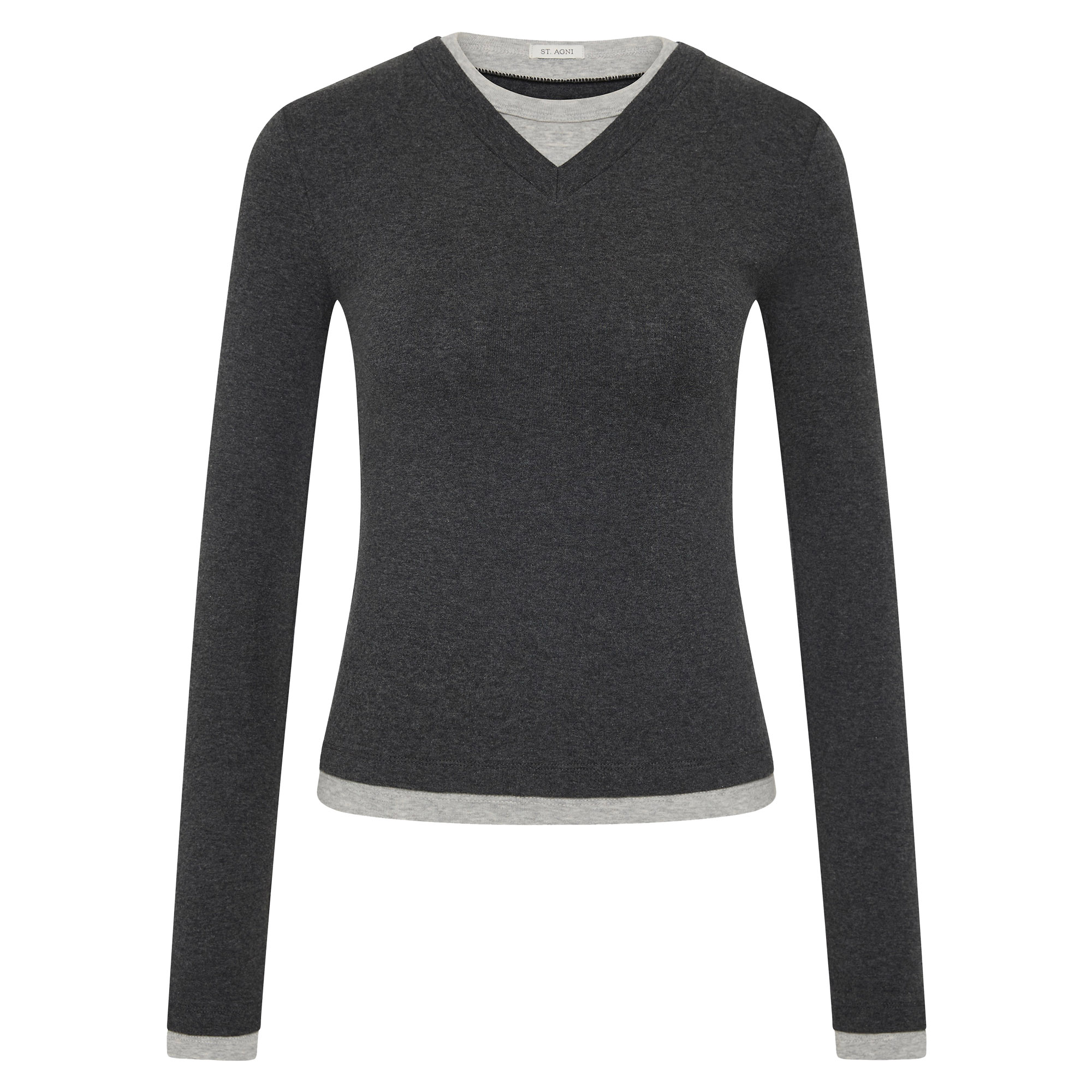 Organic Cotton V-Neck Top