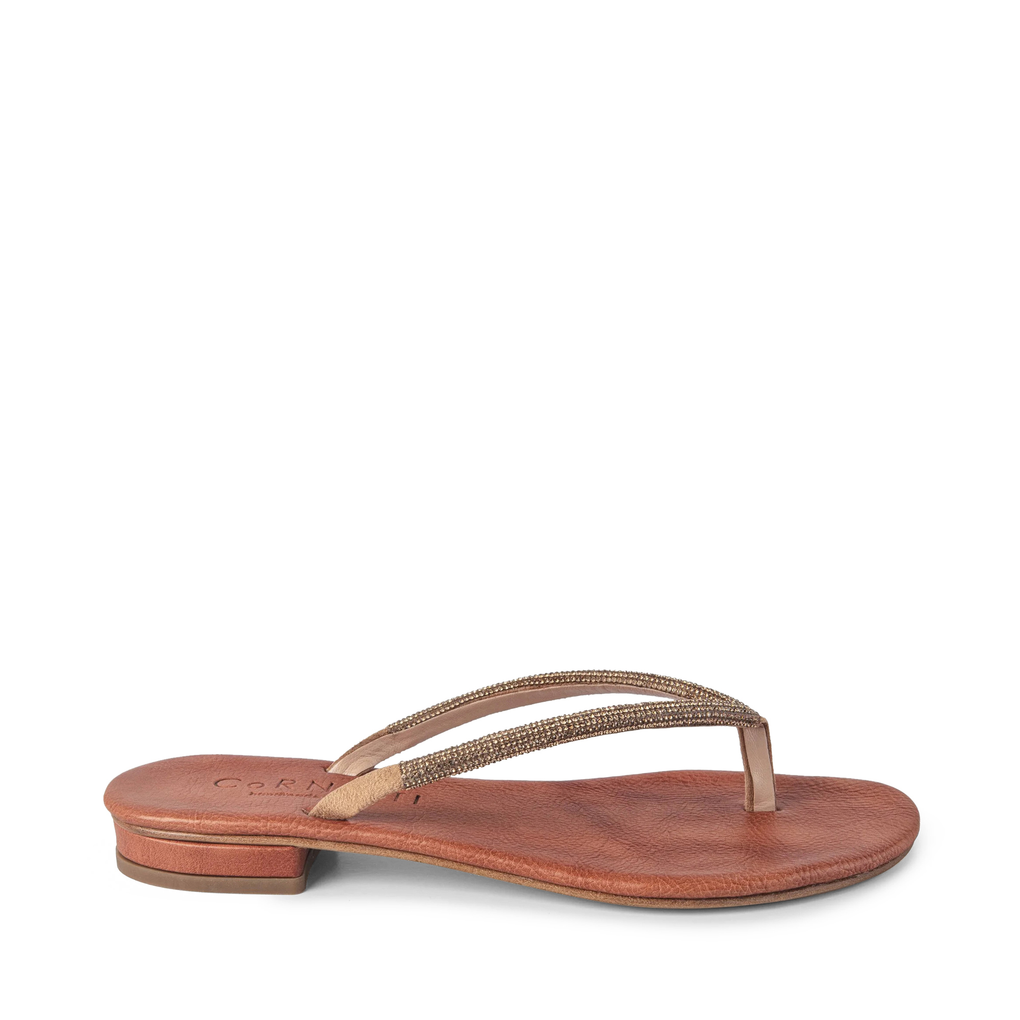 Pogliano Sandal With Rhinestones