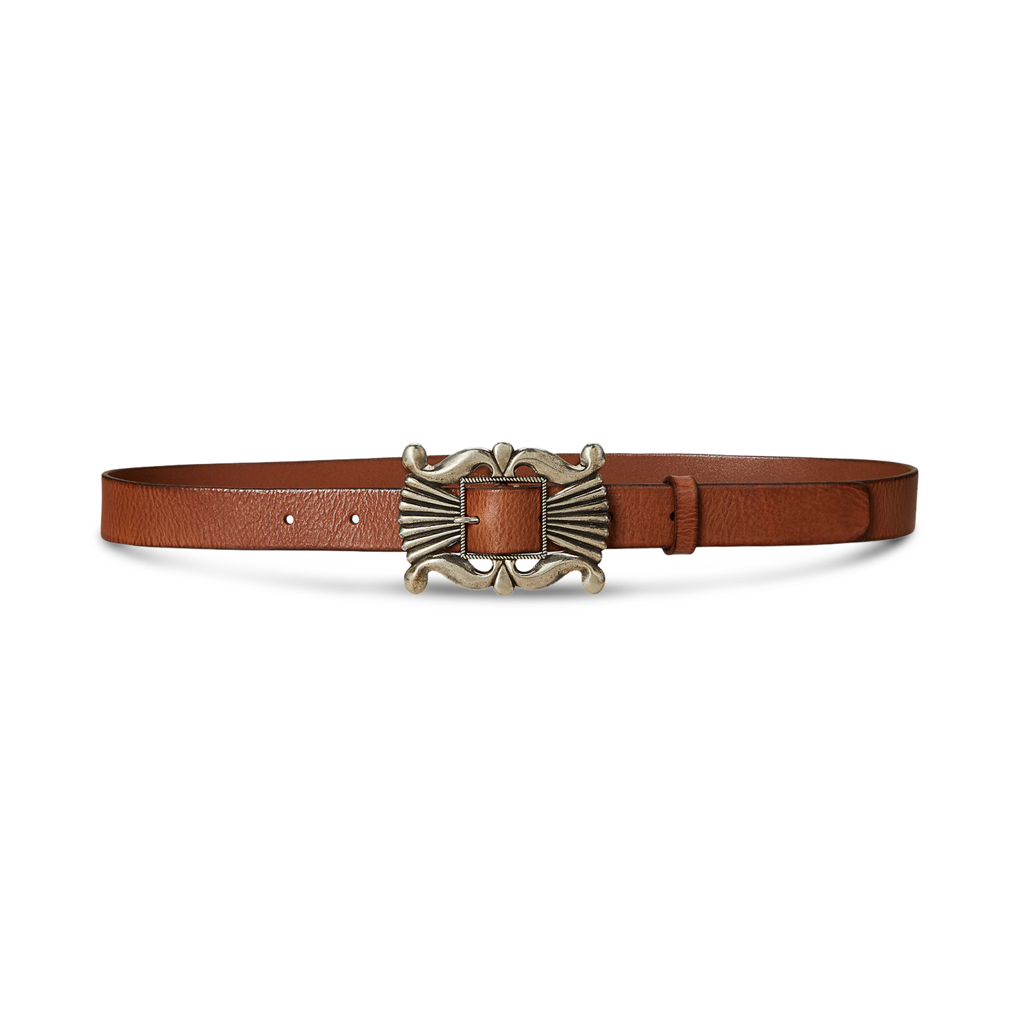 Vachetta 25mm Oval Concho Belt