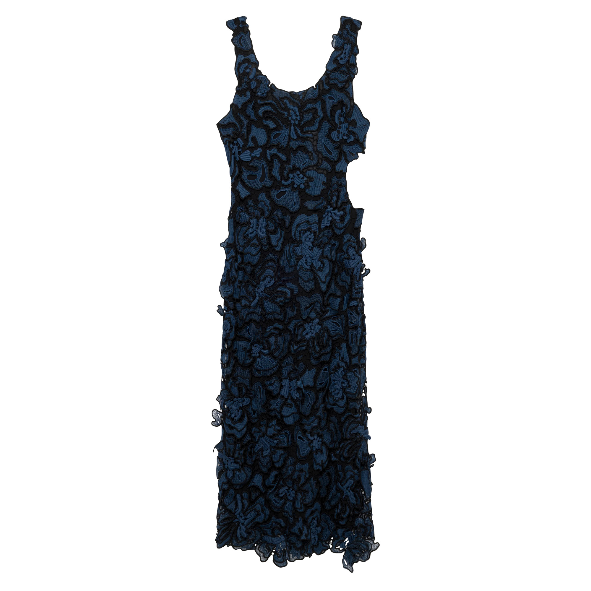 Corinna Sleeveless Lace Midi Dress